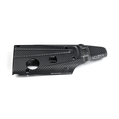 K20C Engine Cover in Spread Tow Carbon Fiber, Satin Finish