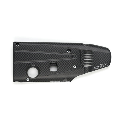 K20C Engine Cover in Spread Tow Carbon Fiber, Satin Finish