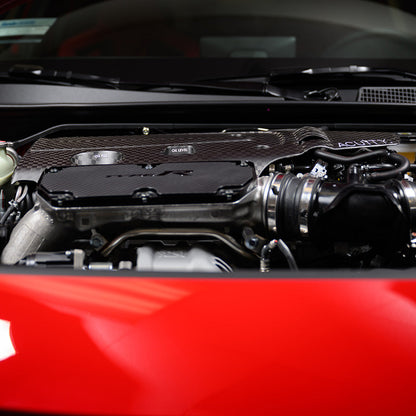 K20C Engine Cover in Spread Tow Carbon Fiber, Satin Finish