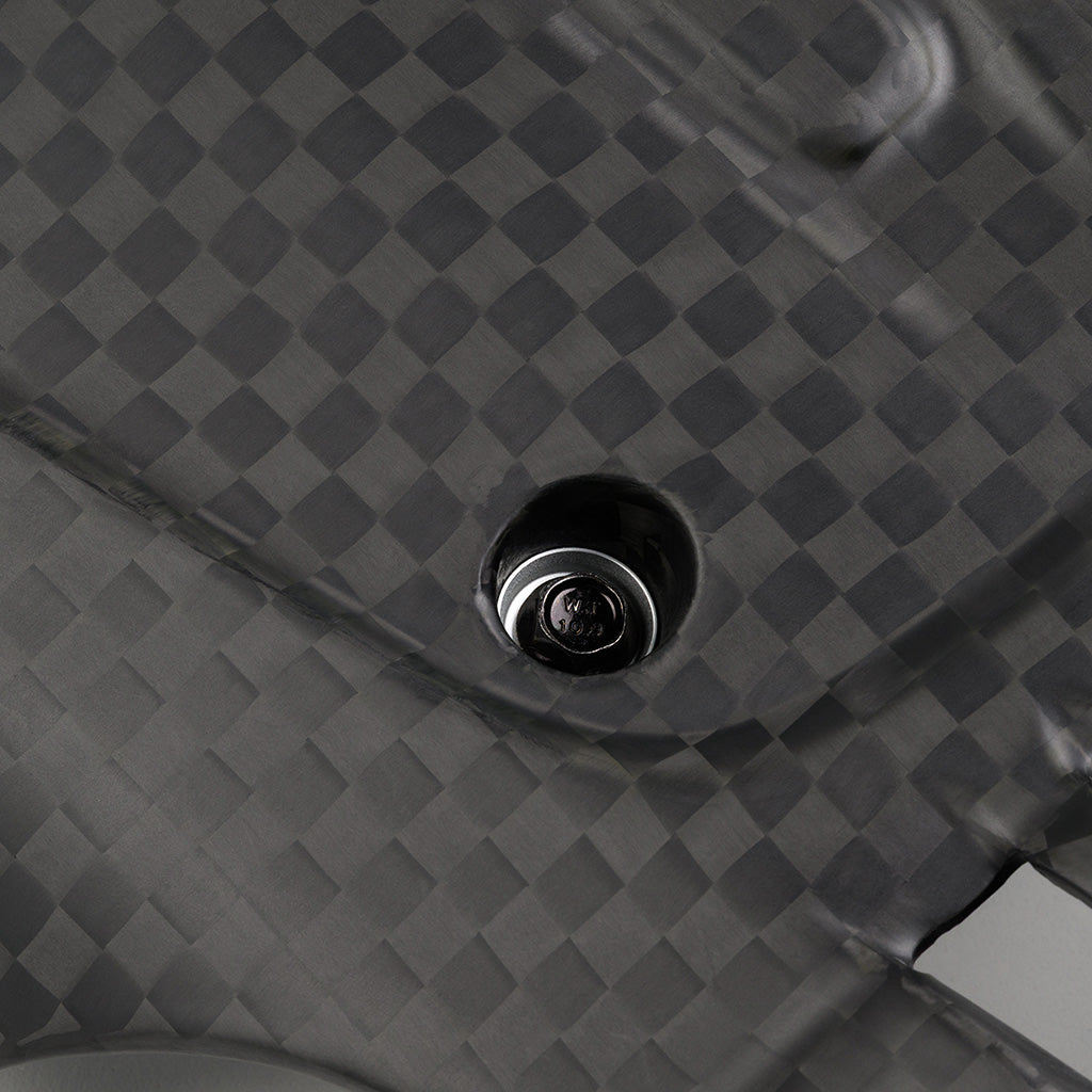 K20C Engine Cover in Spread Tow Carbon Fiber, Satin Finish