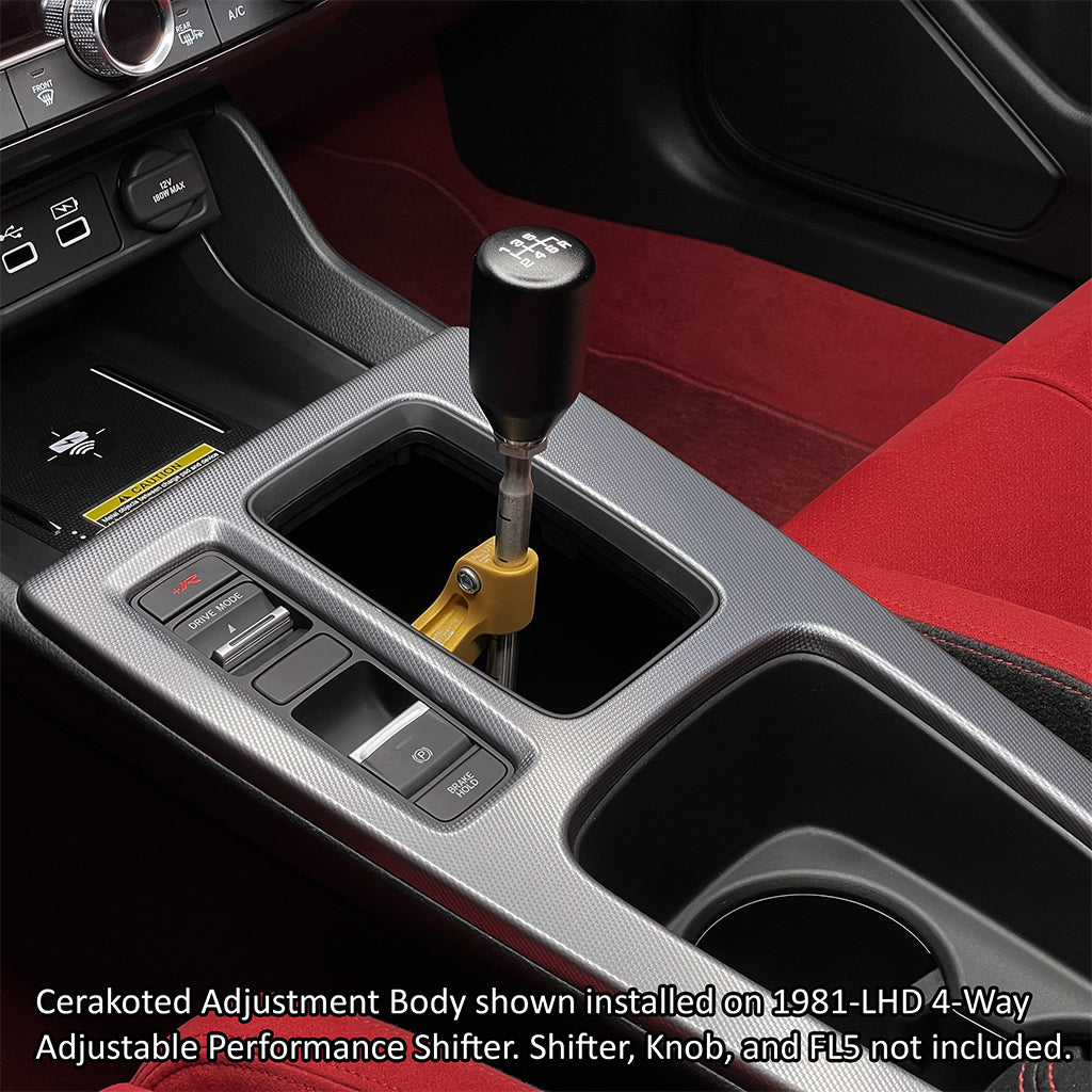 Cerakoted Adjustment Bodies for 1981-LHD Shifters