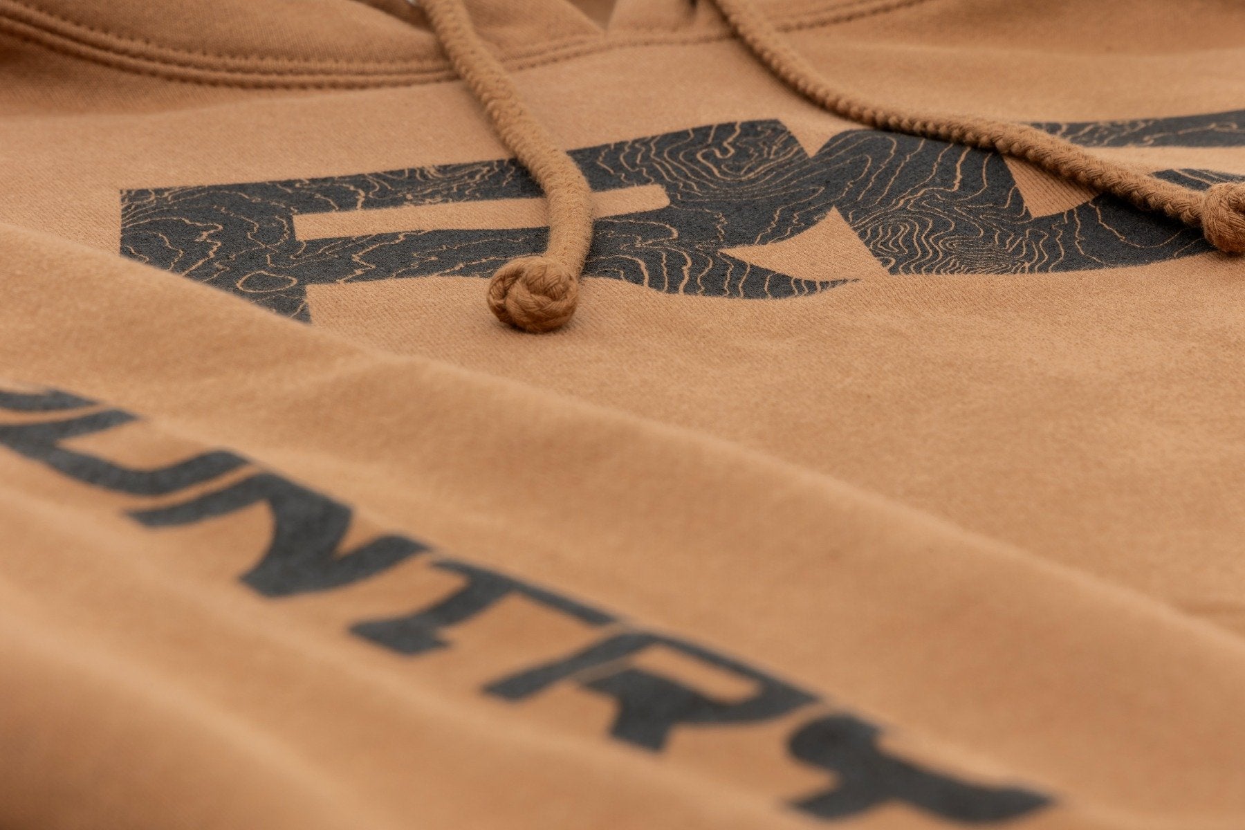 Rough Country Hoodie | RC Topographical Sleeve | Saddle | 3XL