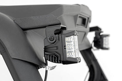 LED Light Kit | Rear Mount | 2" Black Pair | Spot | Can-Am Maverick Sport 1000R 