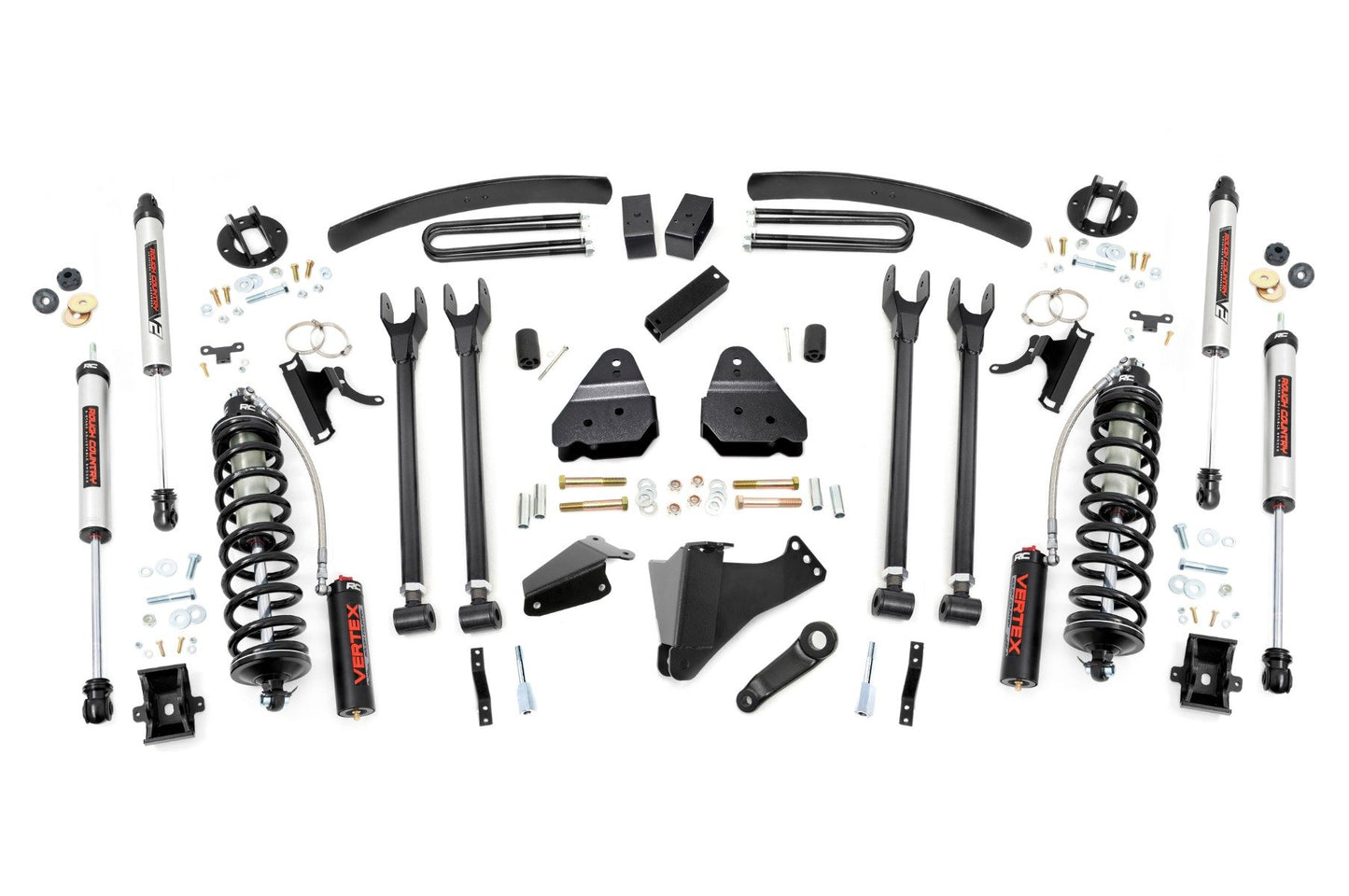 6 Inch Lift Kit  |  Gas  |  4 Link  |  OVLD  |  C/O V2 | Ford F-250/F-350 Super Duty (05-07)