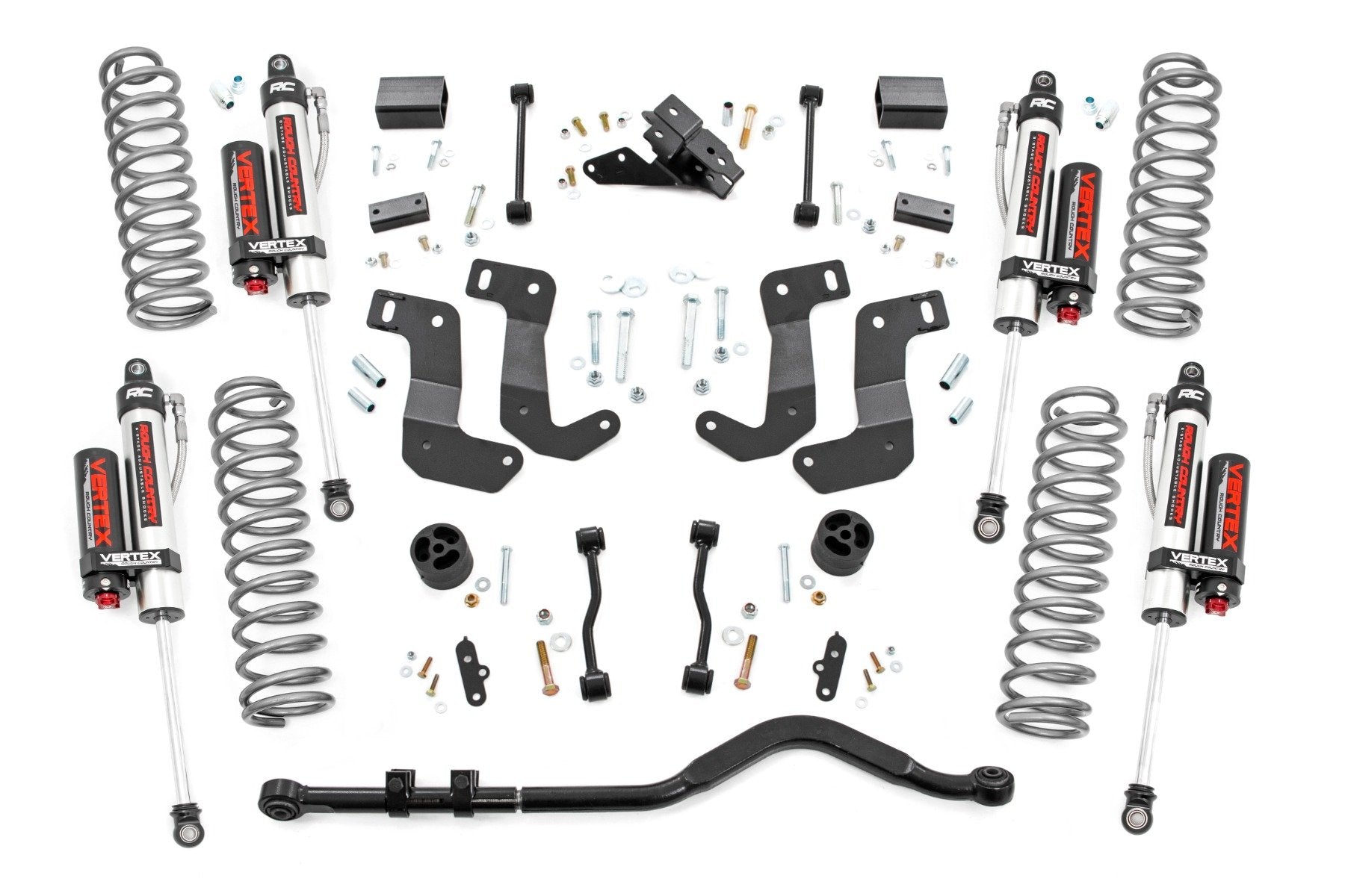 3.5 Inch Lift Kit | C/A Drop | Stage 1 | Vertex | Jeep Wrangler Unlimited (18-23)