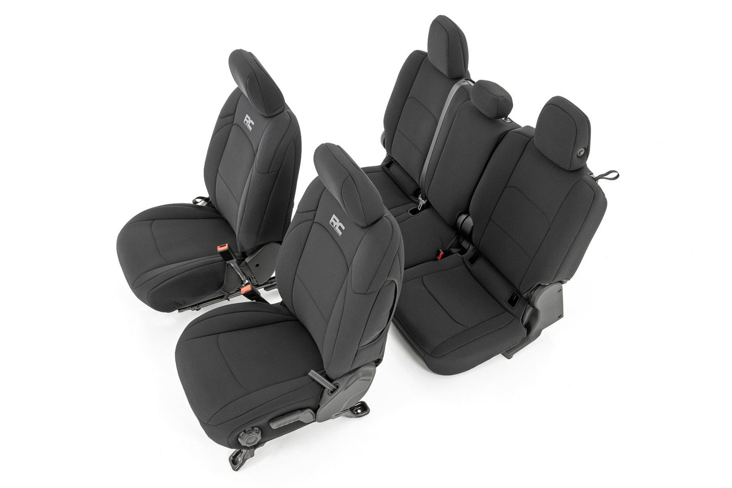 Seat Covers | Front and RR No Cup Holder | Jeep Gladiator JT 4WD (2020-2024)