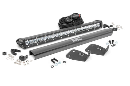 LED Light Kit | Bumper Mount | 20" Chrome Single Row | Ford Bronco Sport (21-24)