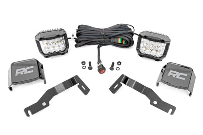 LED Light Kit | Ditch Mount |  3" OSRAM | Wide | Toyota Tacoma 2WD/4WD (2024)