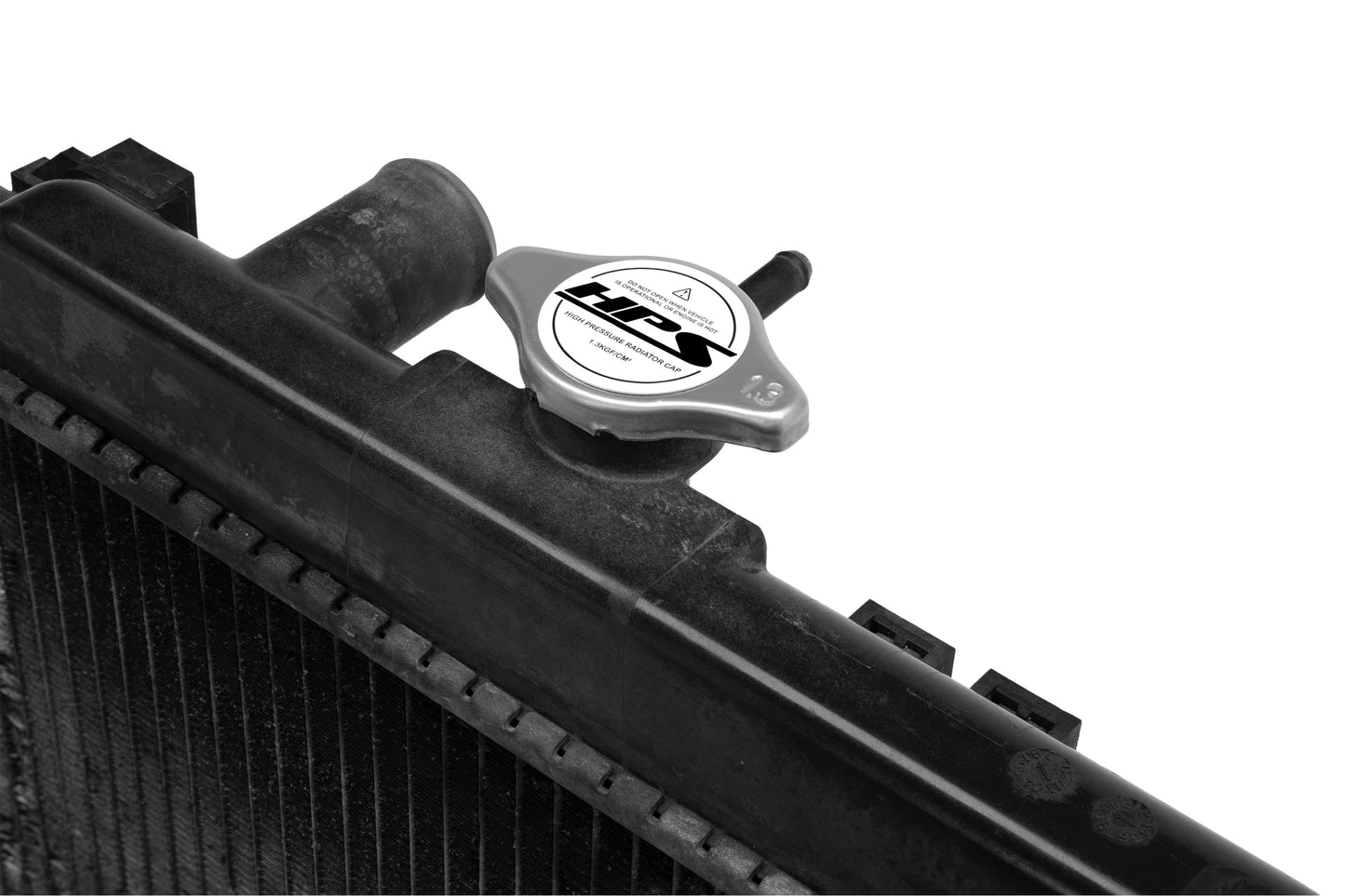 HPS High-Pressure 1.3 bar Stainless Steel Radiator Cap, Type B, Flat Valve, 2068-38N