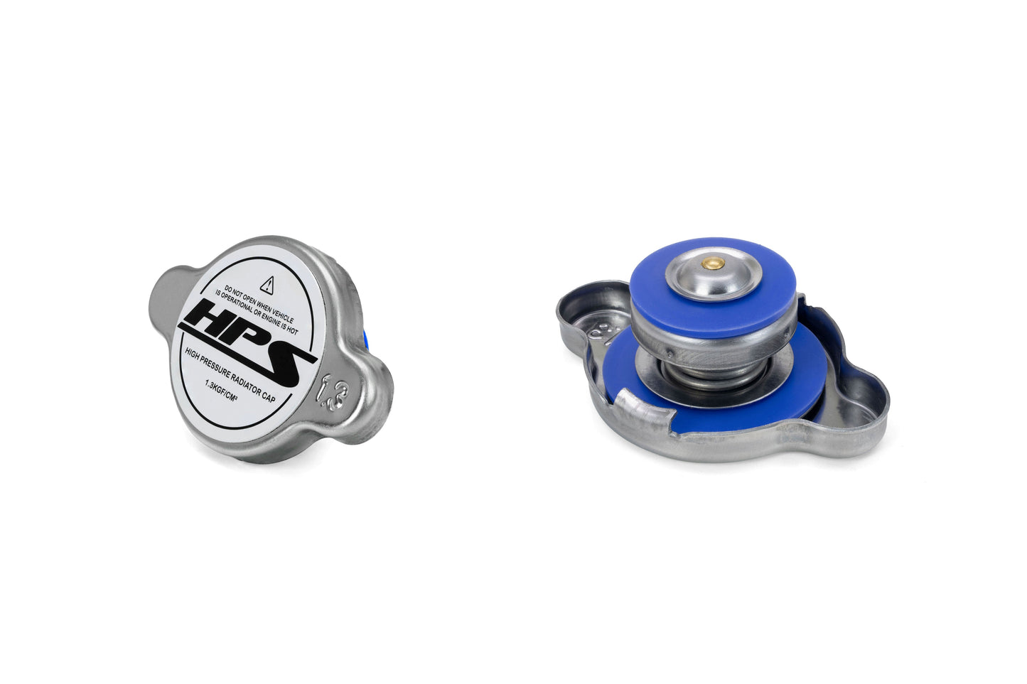 HPS High-Pressure 1.3 bar Stainless Steel Radiator Cap, Type A, Spring-Loaded, 2068-40S