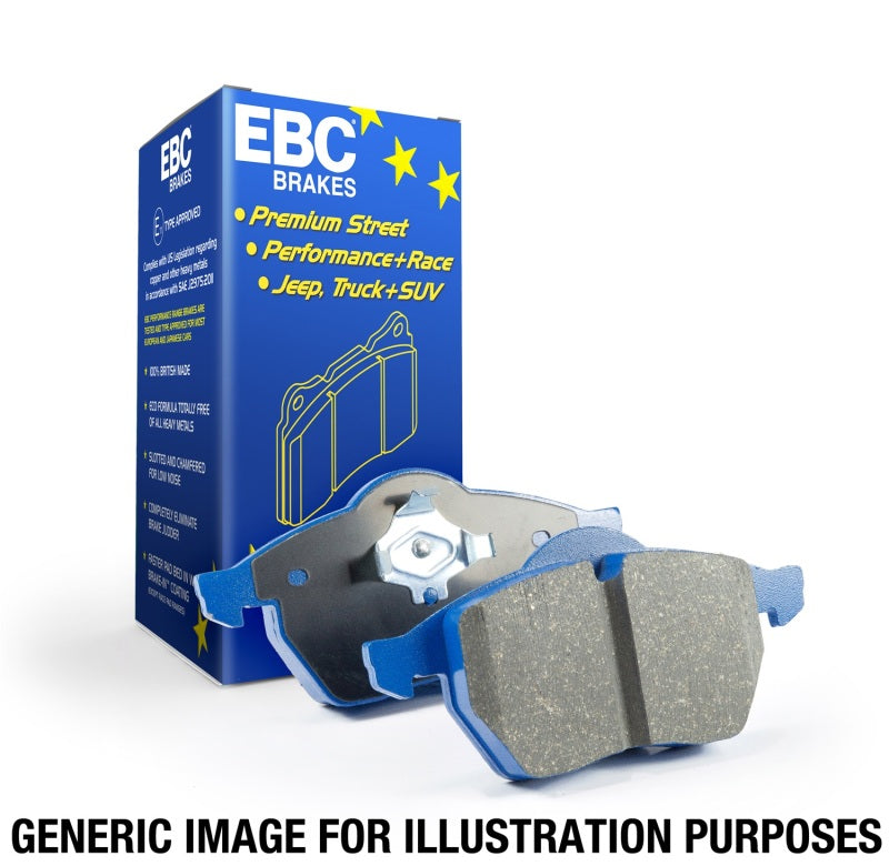 EBC 08-10 Chevrolet Cobalt 2.0L Turbo (Ss) Bluestuff Rear Brake Pads