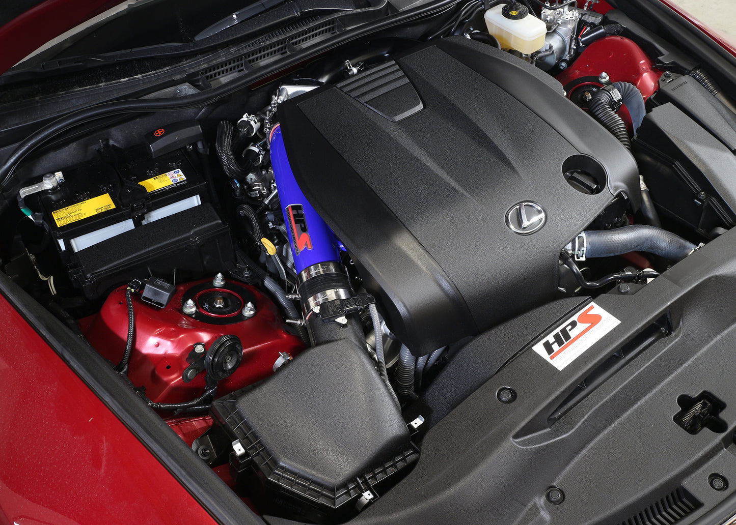 HPS Performance Post MAF Air Intake Aluminum Tube, Blue, 27-559BL