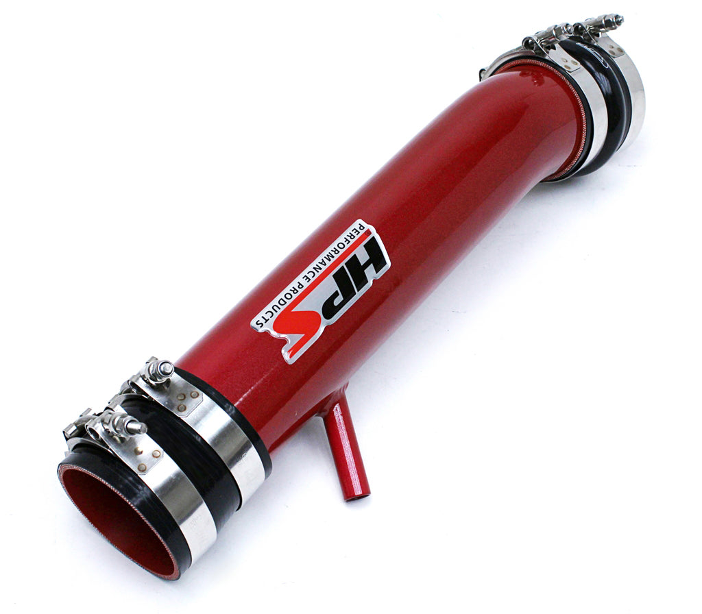 HPS Performance Post MAF Air Intake Aluminum Tube Red 27-560R