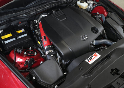 HPS Performance Post MAF Air Intake Aluminum Tube, Red, 27-560R