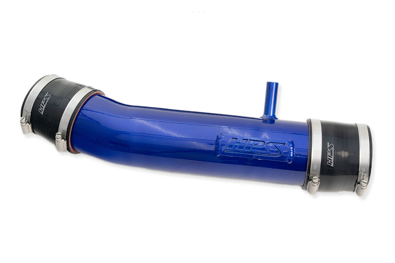HPS Performance Air Intake Post MAF Aluminum Tube Blue