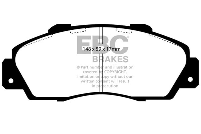 EBC 97 Acura CL 3.0 Greenstuff Front Brake Pads