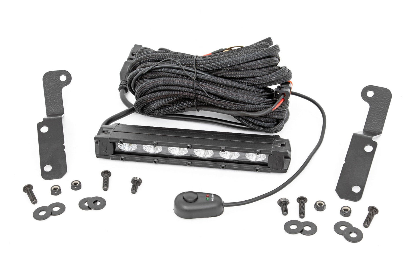 LED Light Kit | Cowl Mount | 6" Black Slimline | Can-Am Maverick X3 