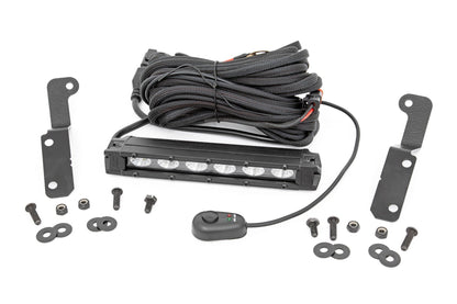 LED Light Kit | Cowl Mount | 6" Black Slimline | Can-Am Maverick X3 