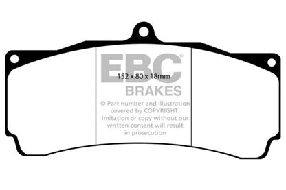 EBC Brakes Yellowstuff Performance Brake Pads