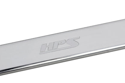 HPS Performance Aluminum Front Strut Tower Brace Bar, Polished, 42-102P