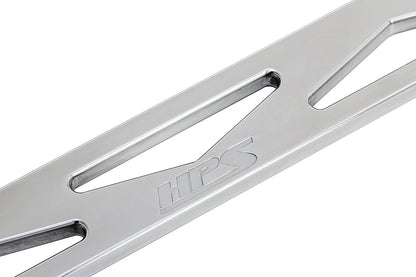 HPS Performance Aluminum Front Strut Tower Brace Bar, Polished, 42-104P