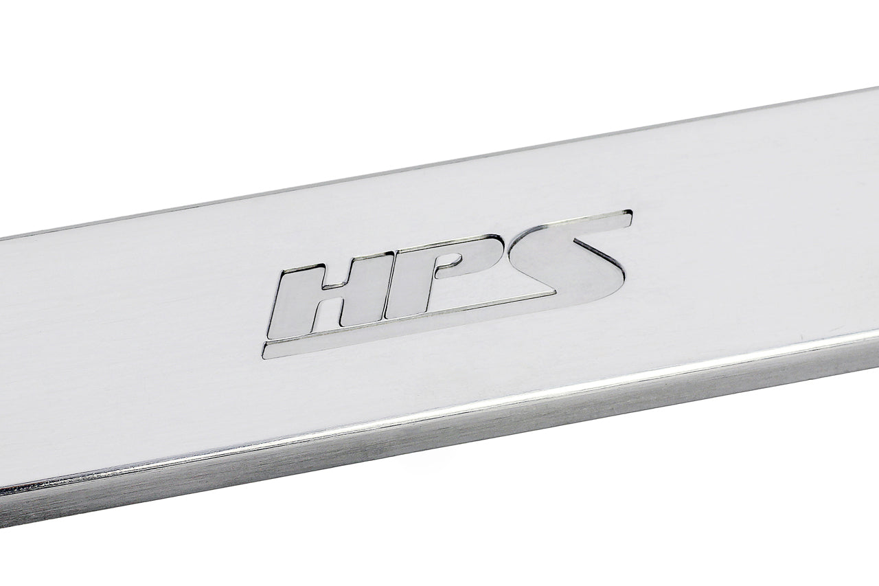 HPS Performance Aluminum Front Strut Brace Bar, Polished, 42-105P