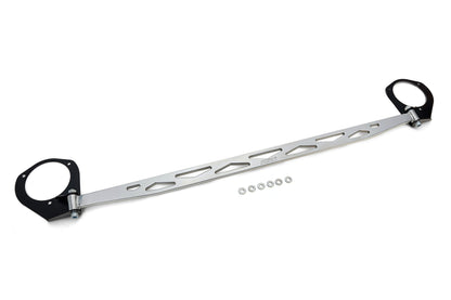 HPS Performance Aluminum Front Strut Tower Brace Bar Polished 42-107P