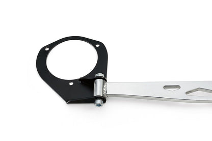 HPS Performance Aluminum Front Strut Tower Brace Bar, Polished, 42-107P