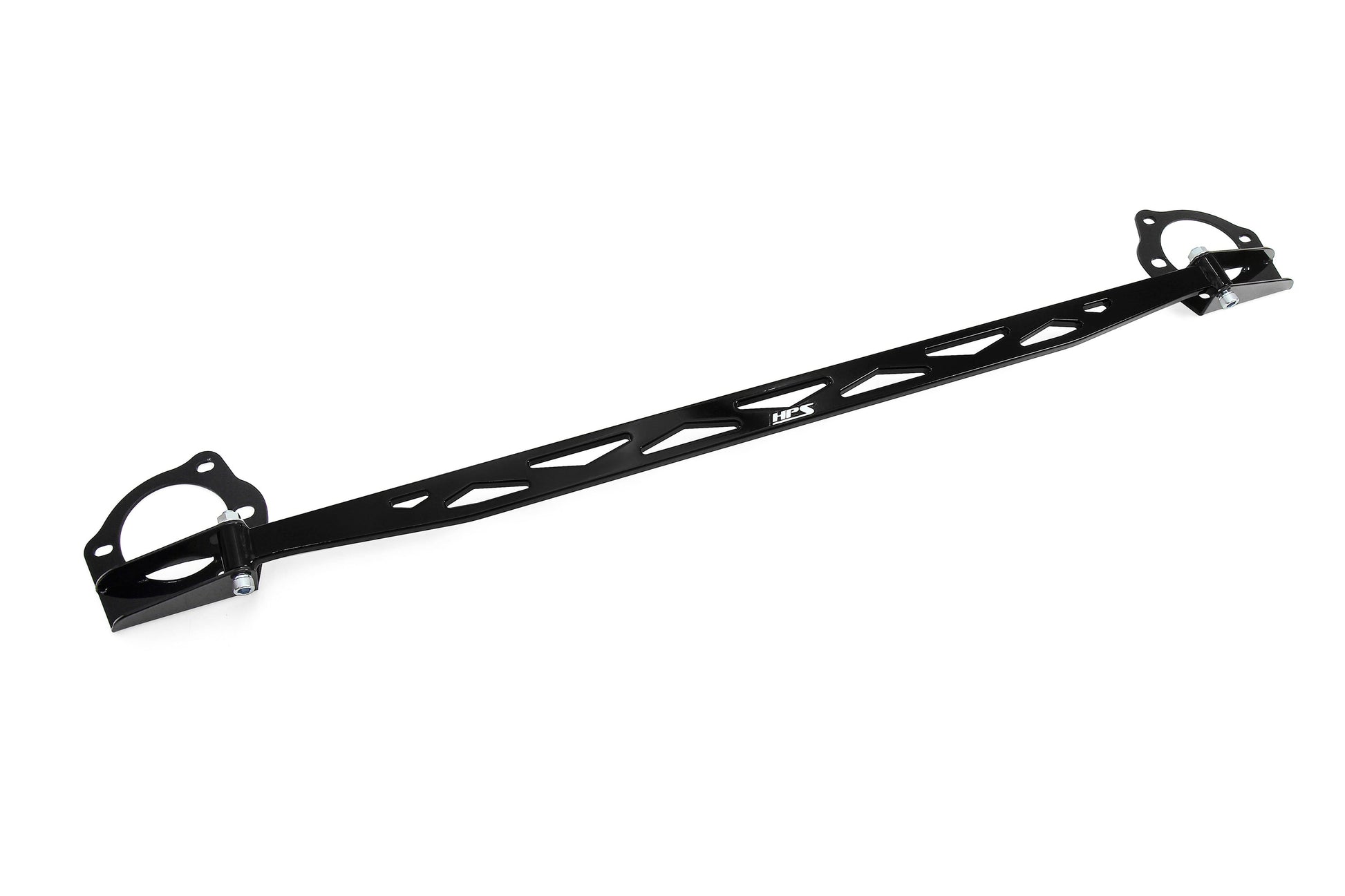 HPS Performance Aluminum Front Strut Tower Brace Bar Black 42-112GB