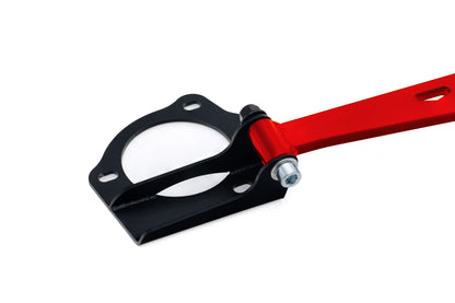 HPS Performance Aluminum Front Strut Tower Brace Bar, Red, 42-113R