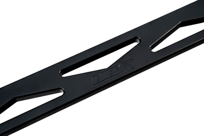 HPS Performance Aluminum Front Strut Tower Brace Bar, Black, 42-113WB