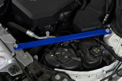 HPS Performance Front Billet Strut Bar Cross Brace, Blue, 42-115BL