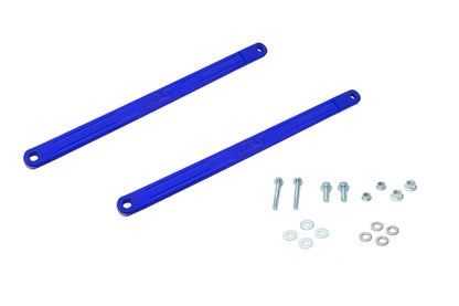 HPS Performance Front Billet Strut Bar Cross Brace, Blue, 42-115BL