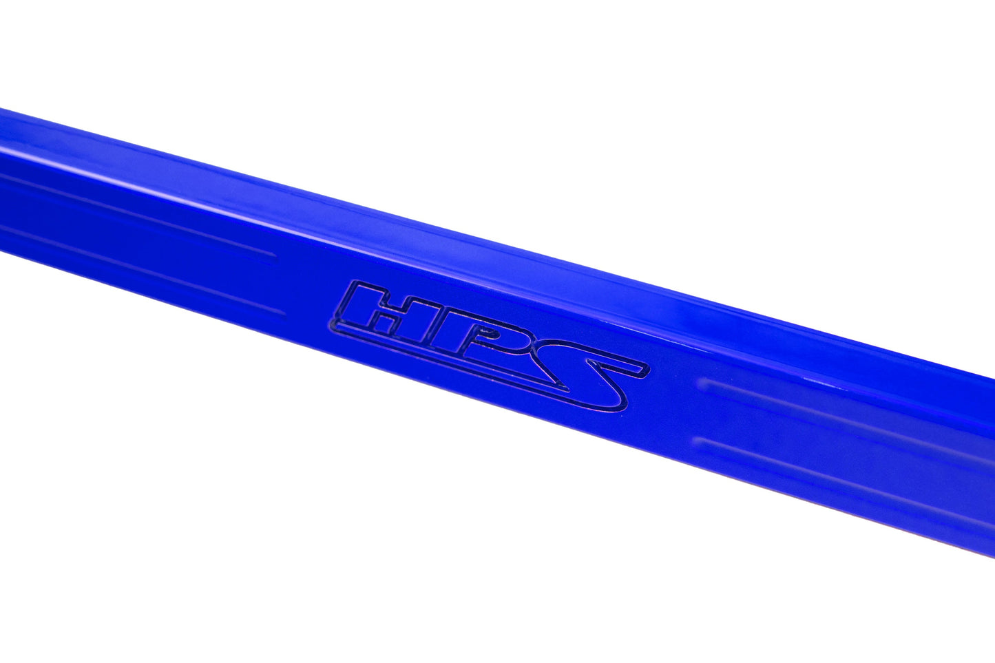 HPS Performance Front Billet Strut Bar Cross Brace, Blue, 42-115BL