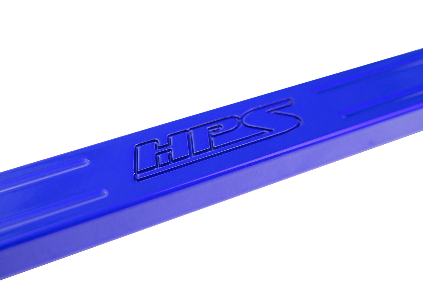 HPS Performance Front Billet Strut Bar Cross Brace, Blue, 42-115BL