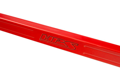 HPS Performance Front Billet Strut Bar Cross Brace, Red, 42-115R
