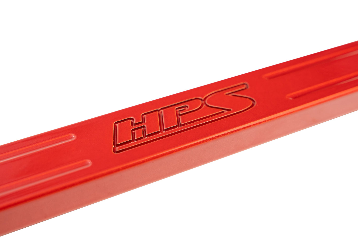 HPS Performance Front Billet Strut Bar Cross Brace, Red, 42-115R