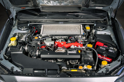 HPS Performance Aluminum Front Strut Tower Brace Bar, Polished, 42-116P