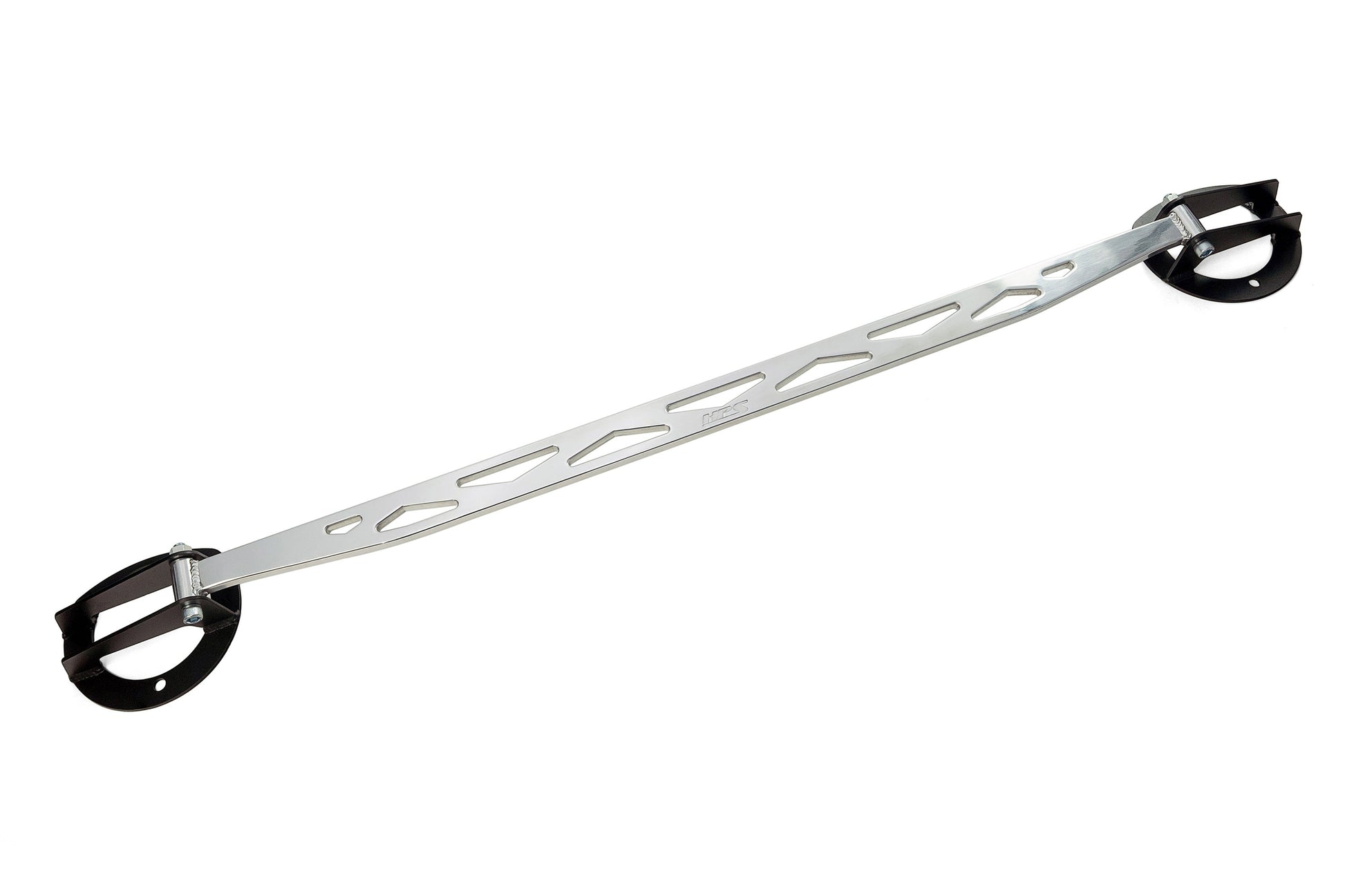 HPS Performance Aluminum Front Strut Tower Brace Bar Polished 42-118P