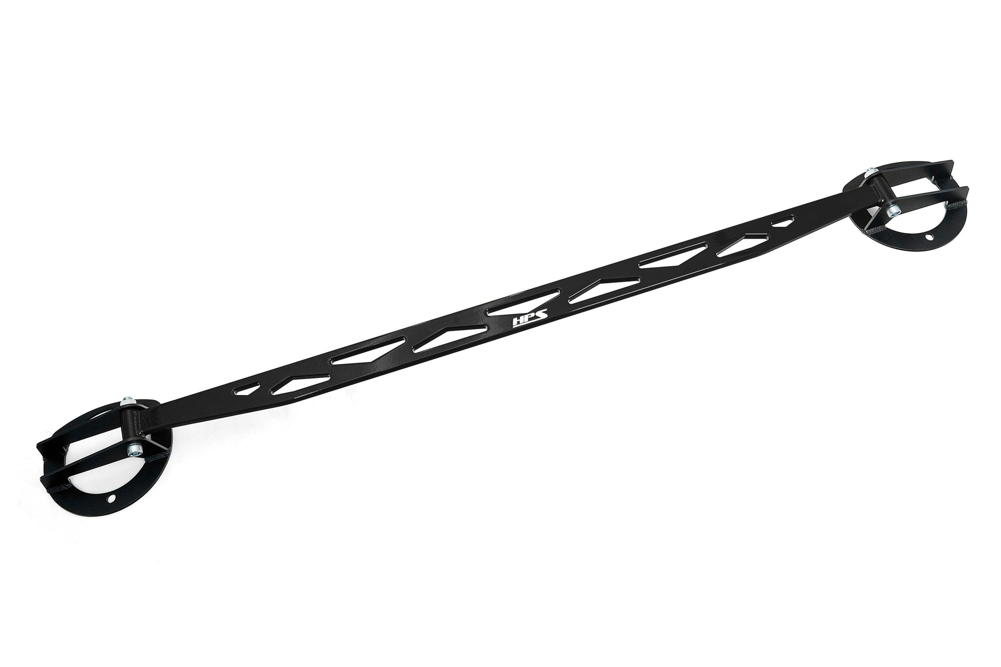 HPS Performance Aluminum Front Strut Tower Brace Bar Black 42-118WB