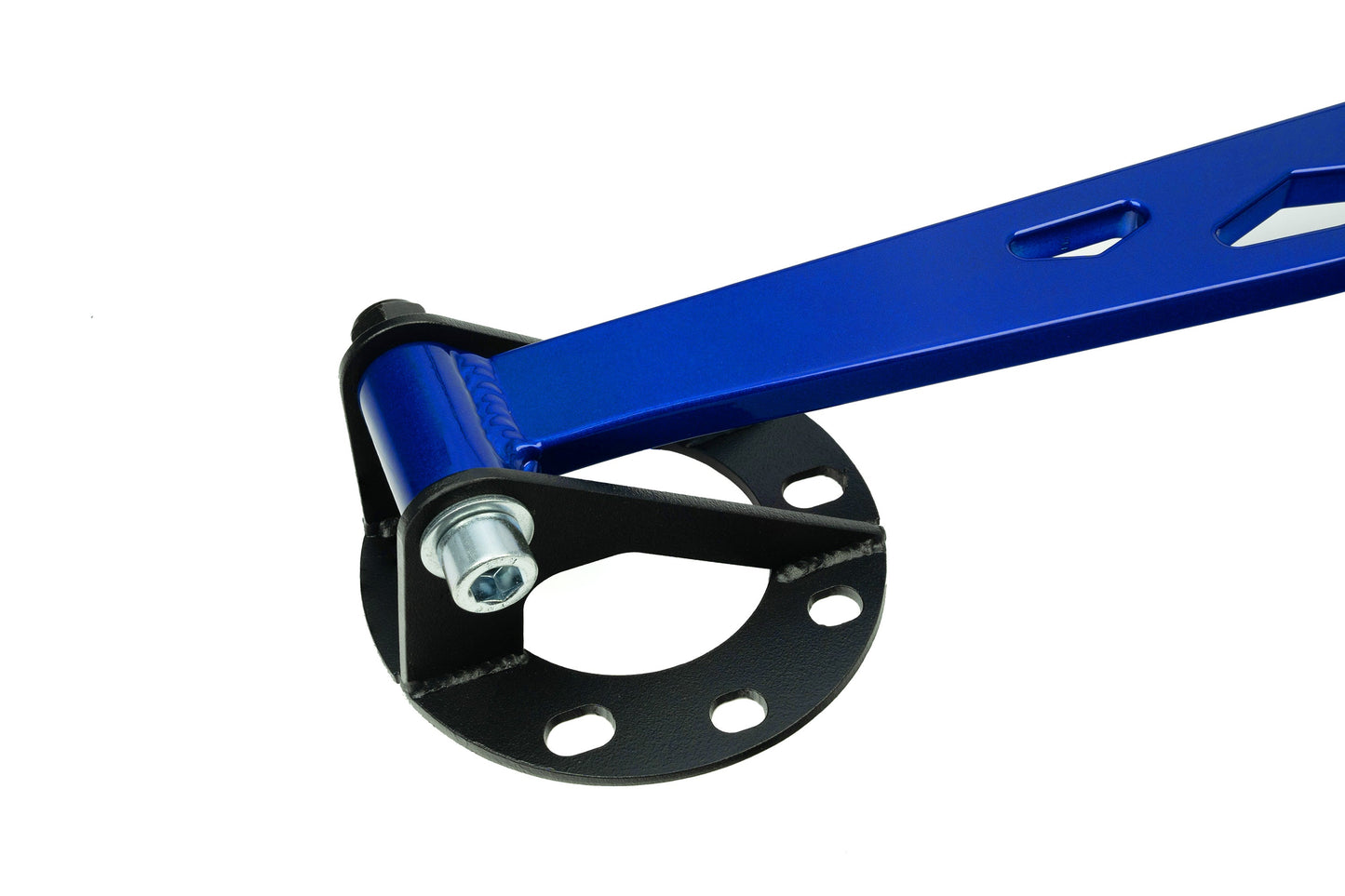 HPS Performance Aluminum Front Strut Tower Brace Bar, Blue, 42-119BL