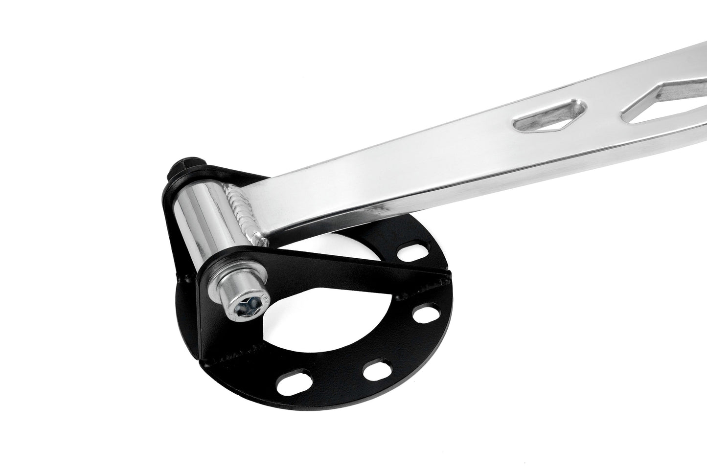 HPS Performance Aluminum Front Strut Tower Brace Bar, Polished, 42-119P