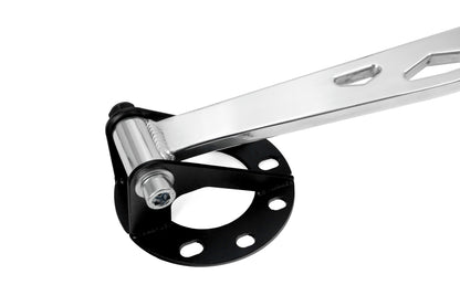 HPS Performance Aluminum Front Strut Tower Brace Bar, Polished, 42-119P