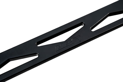 HPS Performance Aluminum Front Strut Tower Brace Bar, Black, 42-119WB