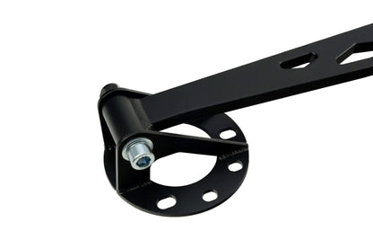 HPS Performance Aluminum Front Strut Tower Brace Bar, Black, 42-119WB