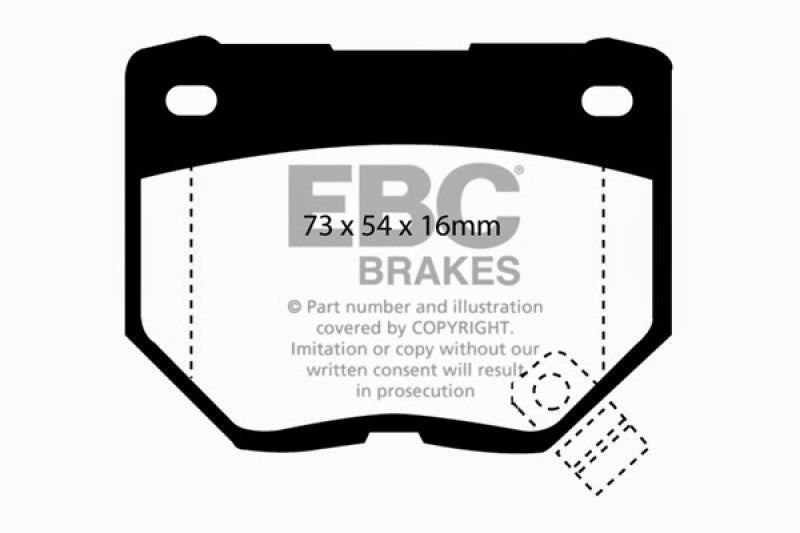 EBC 98-03 Nissan Skyline (R34) 2.5 GT (200) Greenstuff Rear Brake Pads