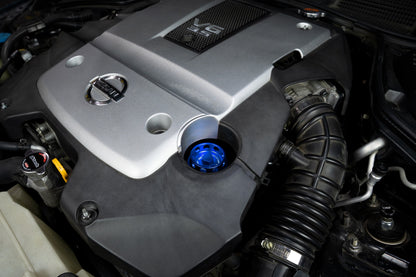 HPS Performance Billet Aluminum Oil Cap for Honda B C D F H J K L R Series Engine, Blue, 5269-104BL