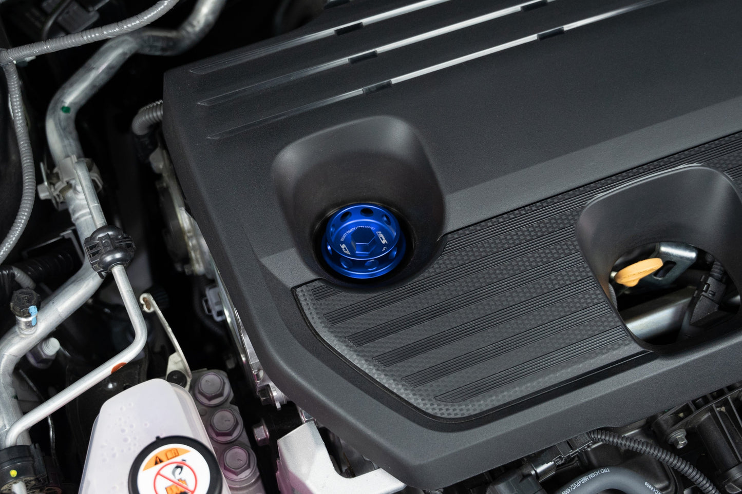 HPS Performance Billet Aluminum Engine Oil Filler Cap, Blue, 5269-105BL