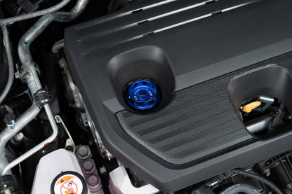 HPS Performance Billet Aluminum Engine Oil Filler Cap, Blue, 5269-105BL
