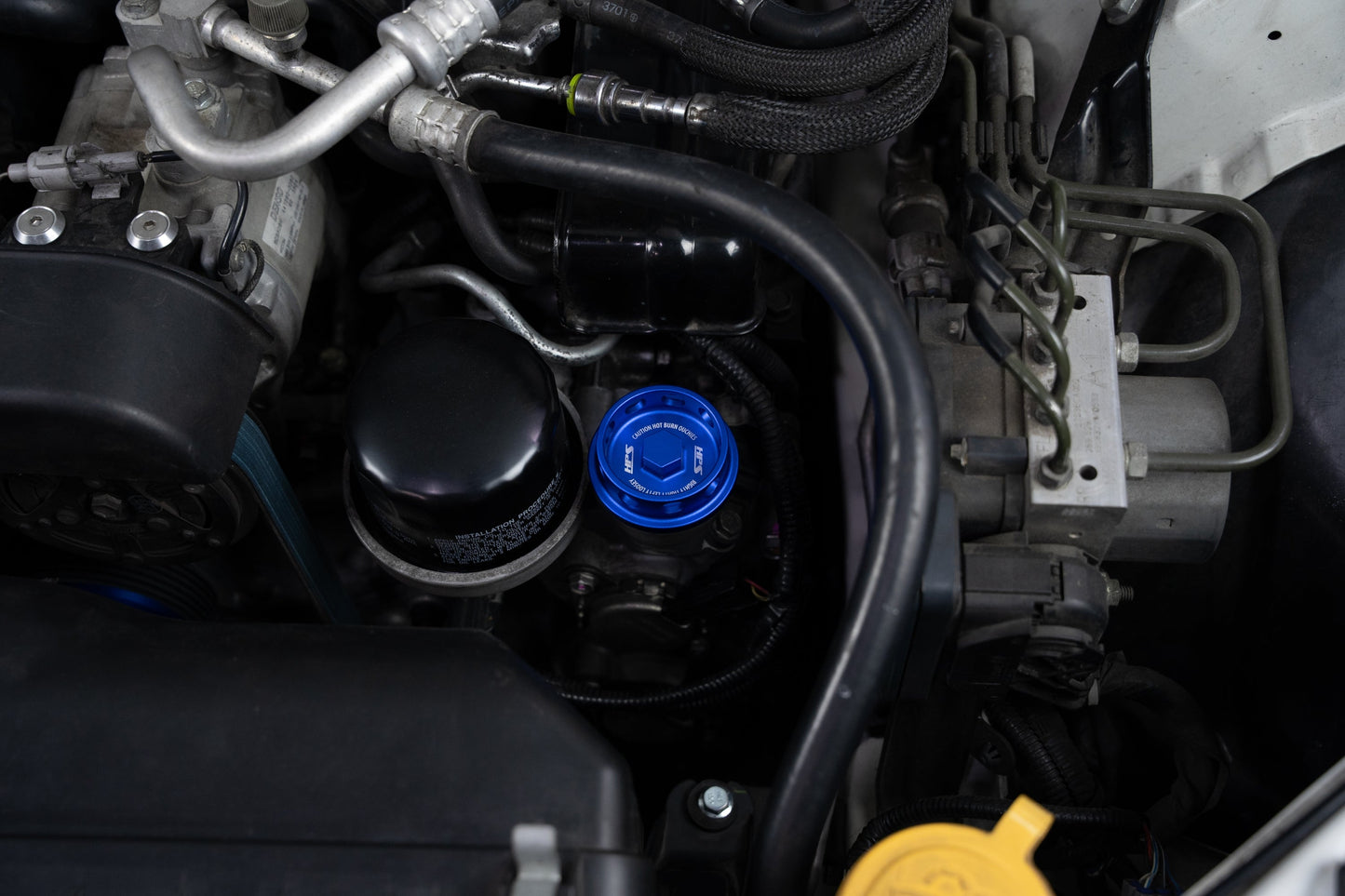 HPS Performance Billet Aluminum Engine Oil Filler Cap, Blue, 5269-106BL